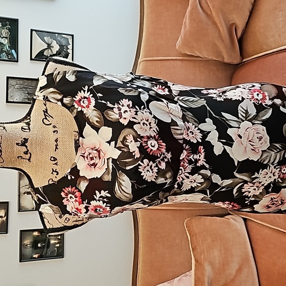 Vintage All That Jazz Floral Dress - Picture 2 of 11